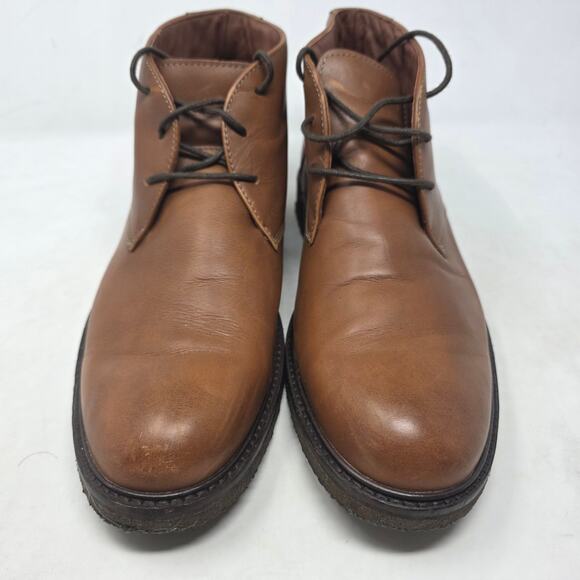 Johnston & Murphy Leather Chukka Desert Boots Brown MENS Size 10.5 Classic main image 7